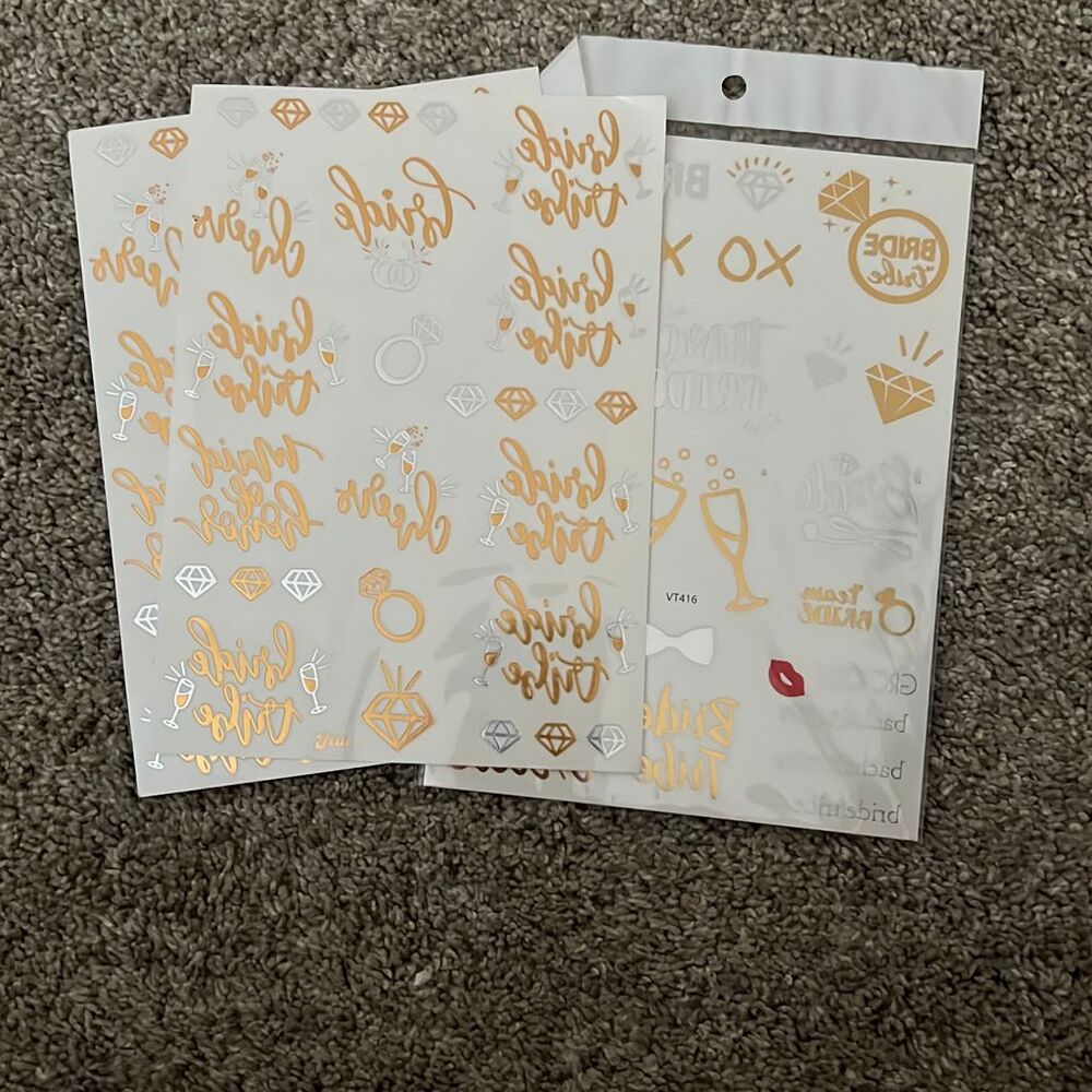 Bundle Sale 3 for $15 | Wedding Temporary Tattoos
